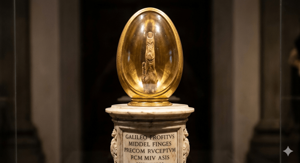 The Ultimate F-You: Why Galileo’s Middle Finger is Science’s Only Holy Relic